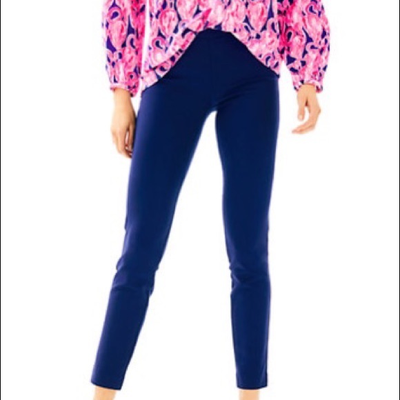 EEEUC Lilly Alessia Stretch Pant -Navy Sz 12 PFSF - Picture 3 of 3